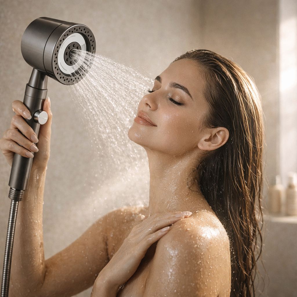 ZenFilter™ - słuchawka prysznicowa z wbudowanym filtrem który chroni twoją skórę i zdrowie