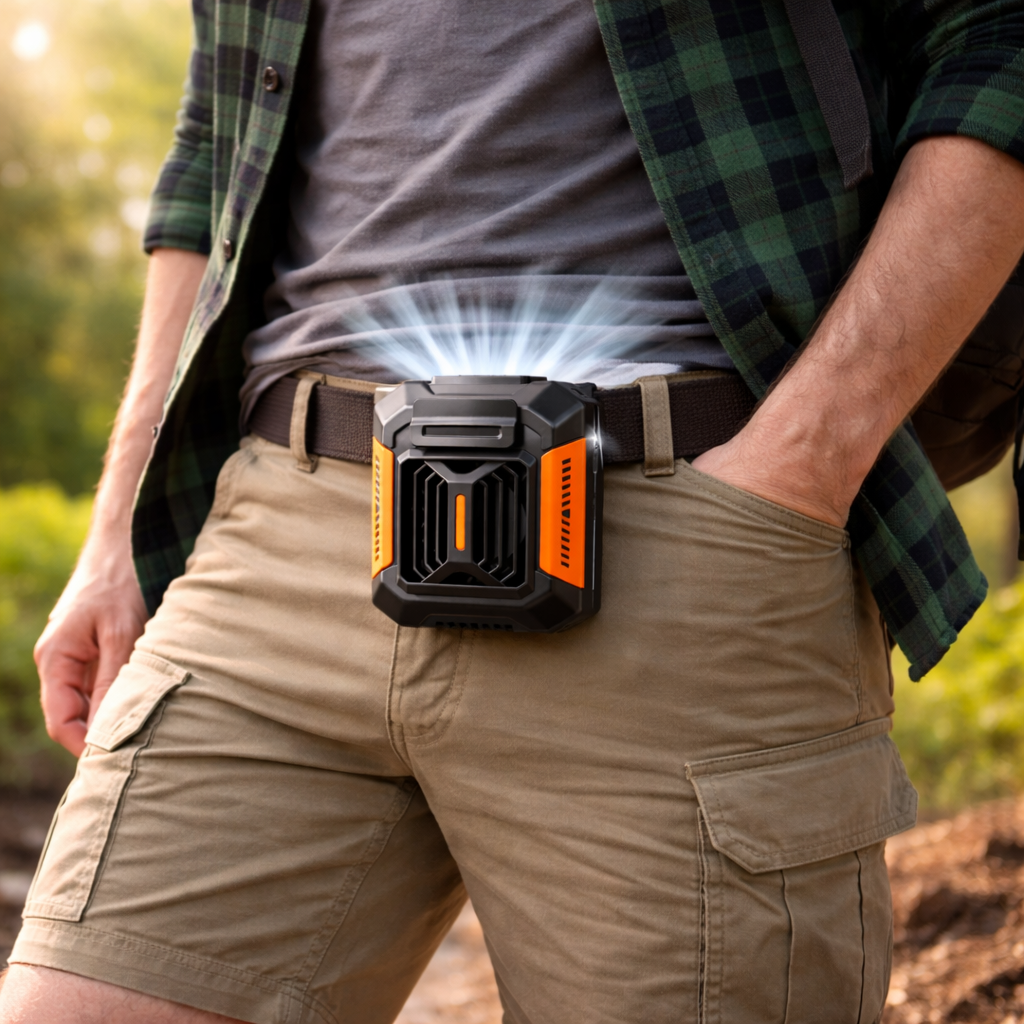 ZenFlow™ – przenośny wiatraczek zapewniający natychmiastowy komfort w upalne dni