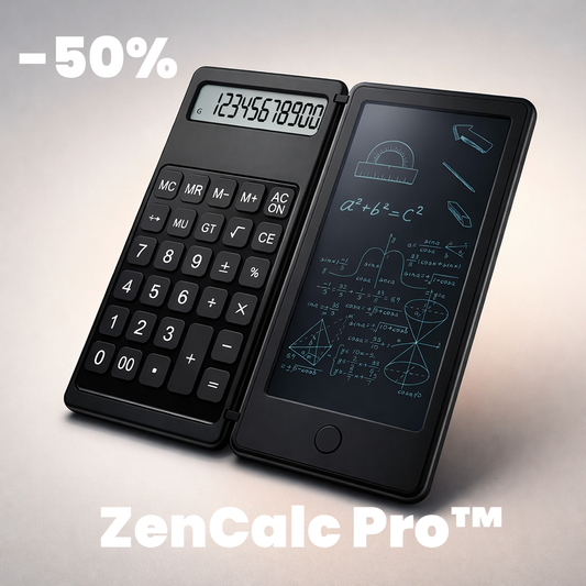 ZenCalc Pro™ – nowoczesny kalkulator z bocznym panelem notatek i rysikiem